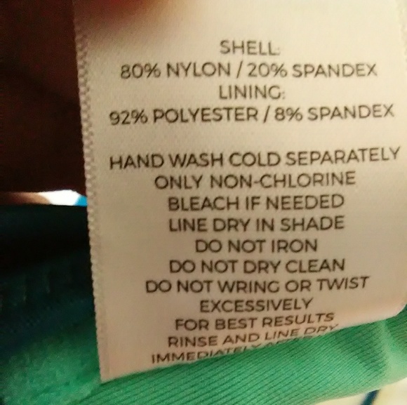 NWT New teal Shade & Shore bikini swimsuit top 36B - Picture 5 of 5